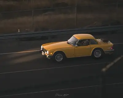 1975 TRIUMPH Roadster TR6 All original inc paint. Canadian model. Mimosas yellow. Stored indoors. Ru...