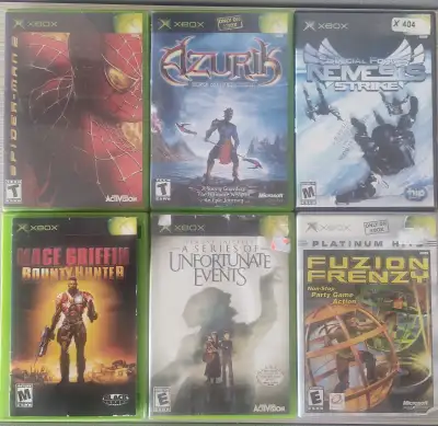 Microsoft Original XBox games (prices in desc), View more