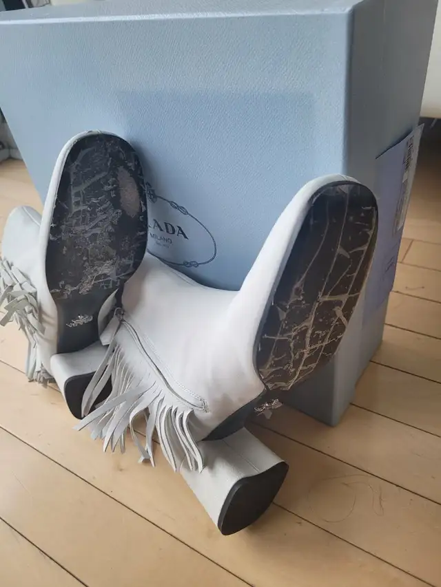 Authentic Prada Boots in Women's - Shoes in City of Toronto - Image 4