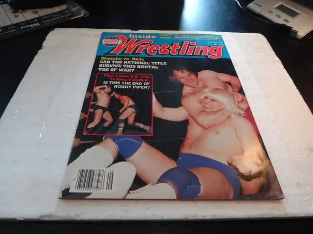 inside wrestling magazine 1983  wwe wwf  see inside the one avai in Arts & Collectibles in Victoriaville - Image 8