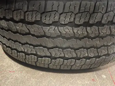 2 good used 16" truck tires with lots of tread, located near Middleton