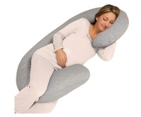 Leachco Snoogle Soft Jersey Body Pillow (Removable Cover) -NEW