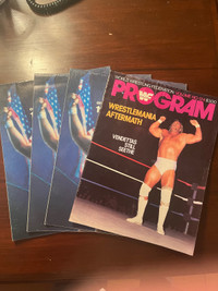 3-1985 WWF Calender & Program Book