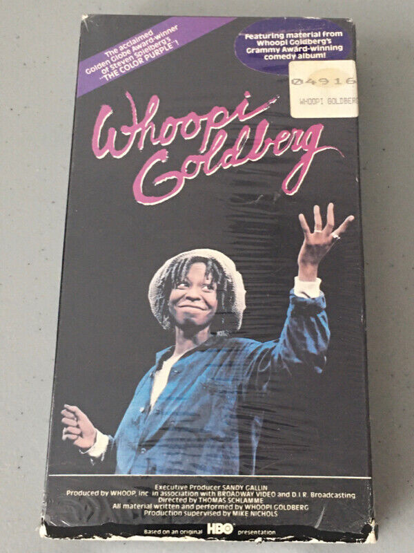 Whoopi Goldberg VHS Video Cassette dans CD, DVD et Blu-ray  à Ville de Montréal