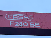 2008 Fassi F280 SE Material Crane
