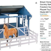 Breyer Horses Country Stable & Wash Stall with Horse, new