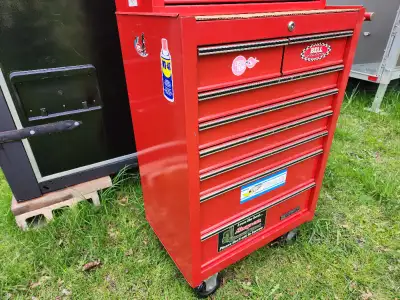 Mastercraft Top Tool Chest 10 Dr & Rolling Toolbox Tool Cart 8Dr, View more