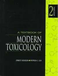 A Textbook of Modern Toxicology, 2nd Edition by Hodgson and Levi