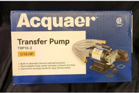 Acquaer Water Transfer Pump 115V 1/10 HP Portable Electric Utili