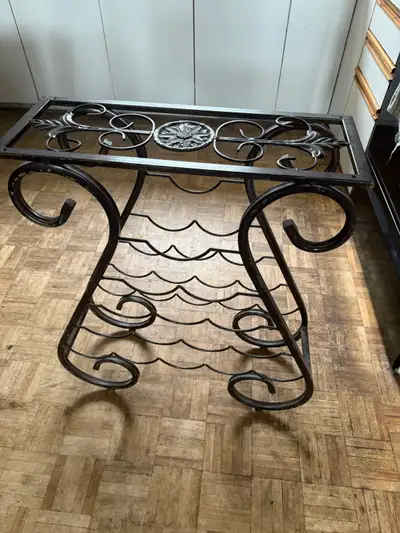 Free metal wine rack, View more