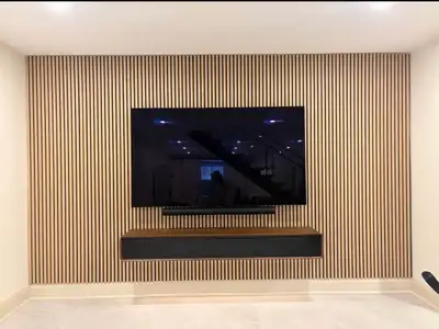 floating media console 79” , View more