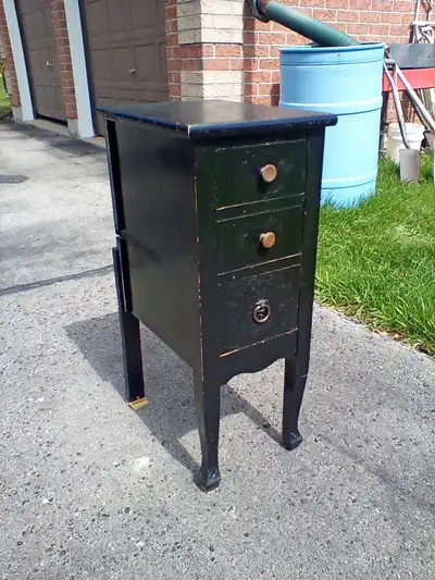 Black Wood Night Stand, View more