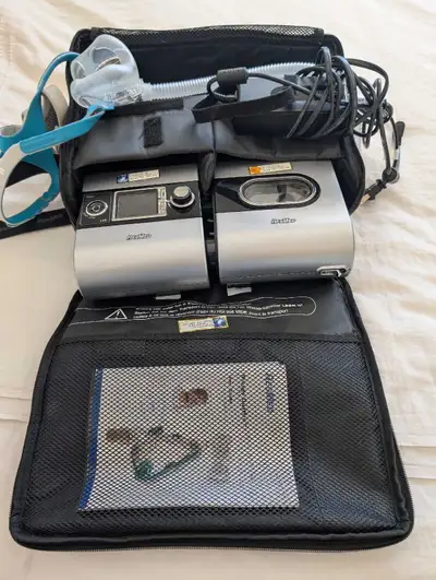 I have 2 CPAP machines for sale. Both in very good shape, with everything included, and travel bag.