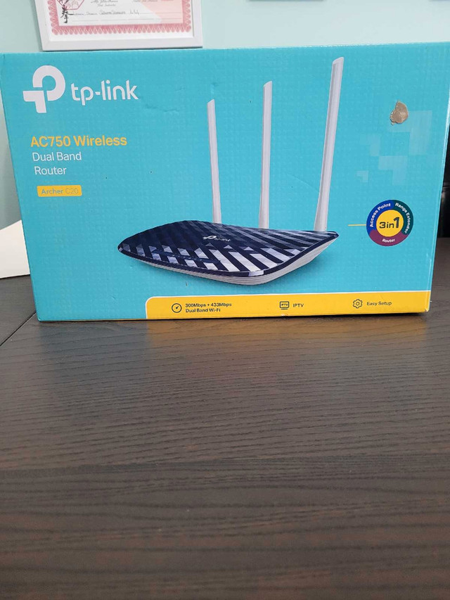Tp link ac750 wireless dual band router in Networking in Cambridge
