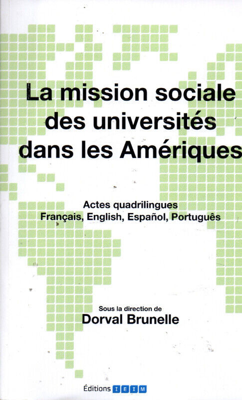 La Mission sociale des universités dans les Amériques dans Manuels  à Longueuil/Rive Sud