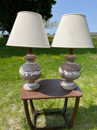 2 lampes Chalvignac