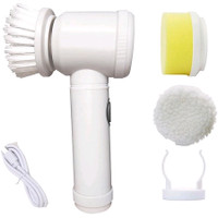 Portable Spin Scrubber Cordless Electric Cleaning Brush 3 Brush
