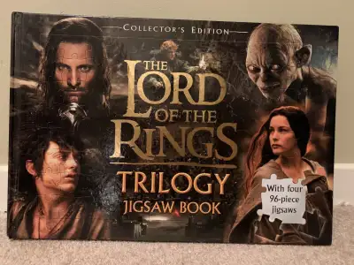 The Lord of the Rings Trilogy Jigsaw Book. NEW, View more