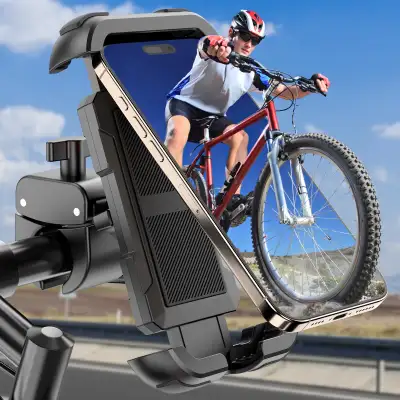 Bike Phone Holder, Motorcycle Phone Mount - 4.7-7" Phone, View more