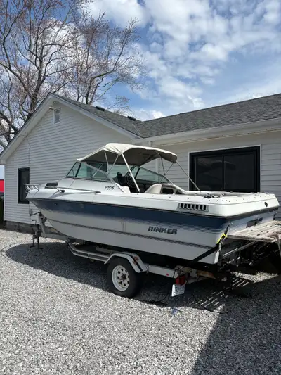 This is a 1988 Rinker 205. It has a mercruiser 3.7L 4cyl engine. Runs well. I have the rest of the c...