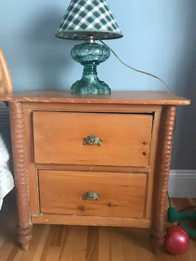 Pine Side Table, View more