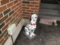 Cement Dalmatian Statue $500