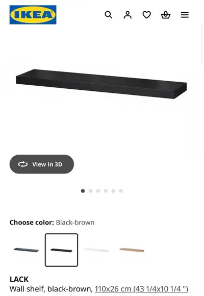 IKEA Floating Shelf, View more