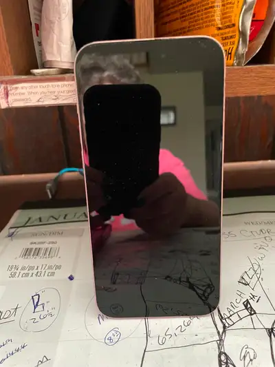 IPhone 15 Plus with phone cover, View more