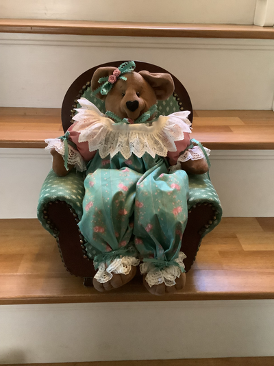 HANDCRAFTED BEAR AND CHAIR, View more