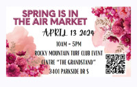 Spring Is In The Air Market April 13th 10am to 5pm