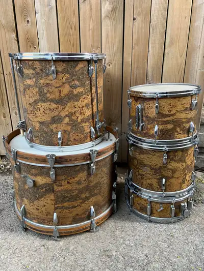 ASBA '70s Drumkit with Snare vintage drums, View more