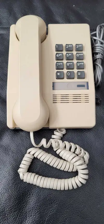 Harmony Northern Telecom push button telephone c/w cords as shown Model NT RD 1983 Made in Canada. 1...