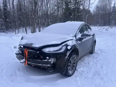 The car is still branded as none. We just hit a deer in our 2016 model x with free supercharging, As...