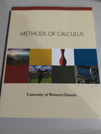 Methods of Calculus University of Western Ontario