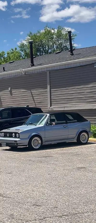 1988 Golf Cabriolet as is, - 2 Litre ABA swap from a Mk3 (93-99) Jetta (still cabrio trans) - Mini C...