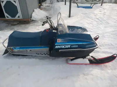 We are looking for parts or a donor sled for a 1980 Yamaha enticer. Looking for suspension and track...