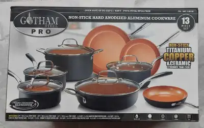 Gotham Steel Pro 13 Cookware Set, View more