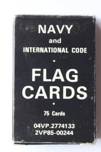 World War 2 Navy Flag Training Cards (VIEW OTHER ADS)