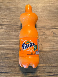 COOL FANTA BOTTLE WAX CANDLE $20