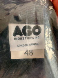 AGO industrial FR coveralls. Size 48, Navy. Brand new.