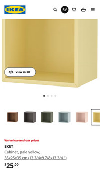 IKEA EKET storage box/ shelving