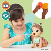 Hasbro Baby Alive Lil Snacks Doll, Eats and Poops, Snack-Themed