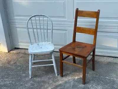 Vintage Wooden Chairs. $10-$15 Each. Near Berwick, NS. , View more