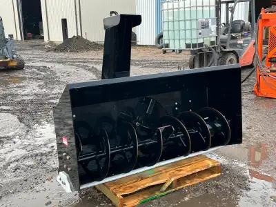 Farm king snowblower 77 inches wide high flow. Call or text 431-359-0246 for more information