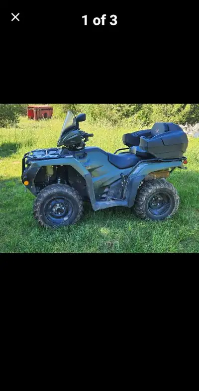 2 up seat hand warmers, wench, mirrors, windshield, 240 km, stored inside, barley drive.. no rust. P...