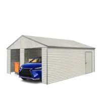 Heavy Duty Double Garage Galvanized Shed 21ft x 19ft