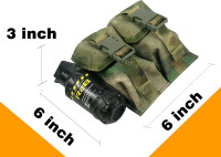 MOLLE Airsoft Tactical Pouch Double Grenades Waterproof