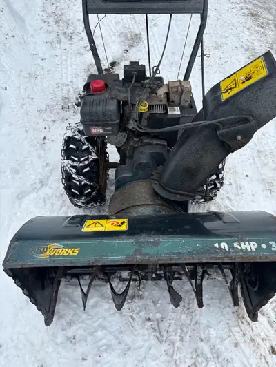 Yardworks snowblower 10.5HP- price drop $150, View more