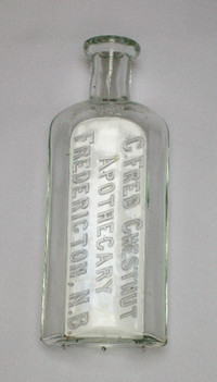 Antique Fredericton bottle Chestnut