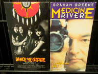 Medicine River & Dance Me Outside VHS x2 ~SUPER RARE~Great Cond.